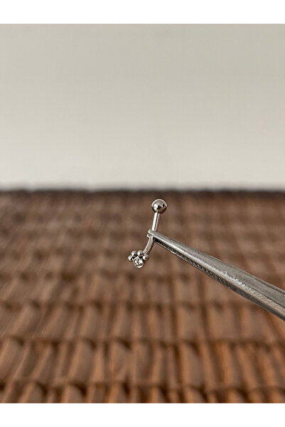 Rupen Kraft 316 L Cerrahi Çelik Kaş Piercingi Kulak Snug Helix Kıkırdak Daith Conch Rook Tragus Piercing