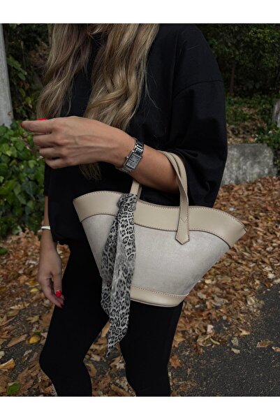 Tina İstanbul حقيبة نوبوك مع إكسسوارات فولار مينك