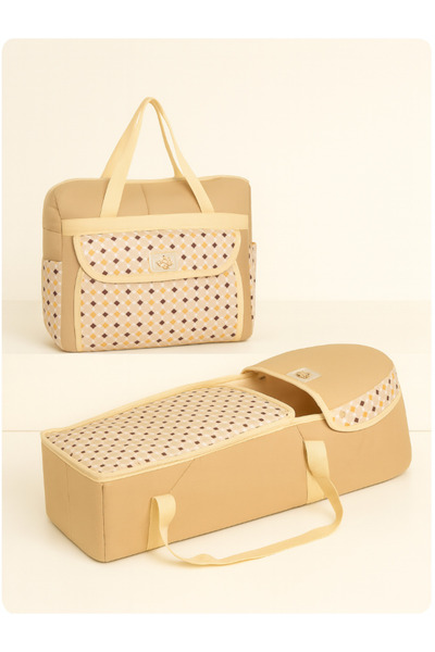 Rain Baby مجموعة حمل الطفل تشمل حقيبة الأم وسرير الطفل المحمول