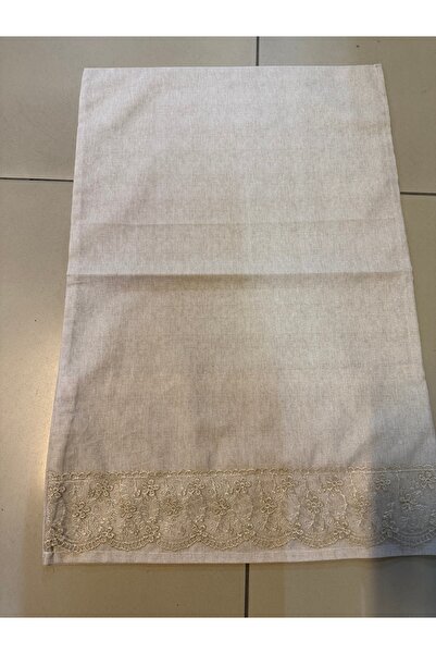 Pamukevi Yastık kılıfı yüzü dantelli güpürlü solma yapmaz