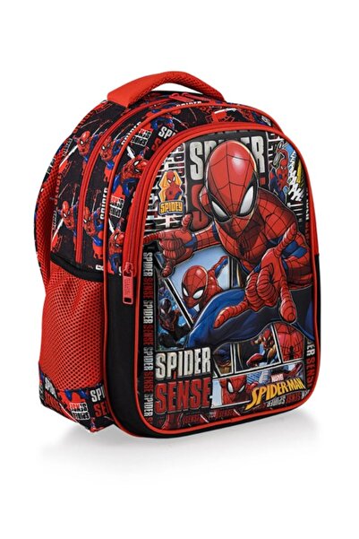 Alanç Gift Licensed Orthopedic Spider Elementary School Bag and Lunch Box