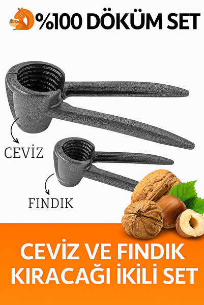 Fİ HOME Walnut & Hazelnut Cracker 2-Pack