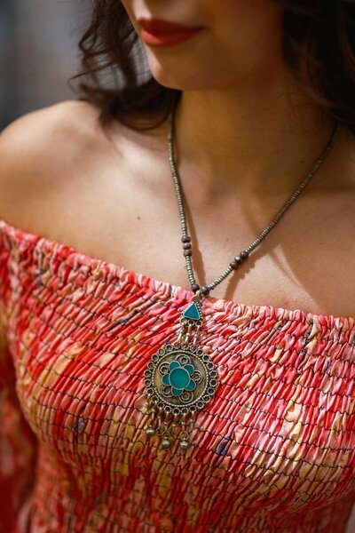 Miss Boheme Ancient Flower Necklace