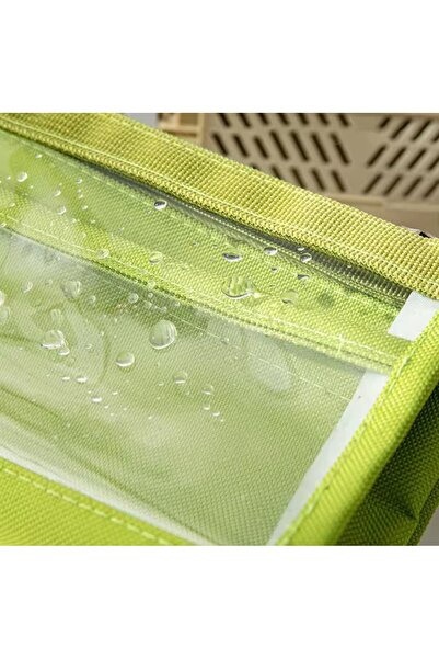 Meyra Accessories Transparent Waterproof Canvas Large Capacity Pencil Case Wallet Quality Stylish Design Preschool Gift
