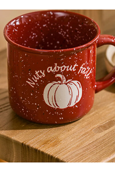 LC Waikiki Lcw Home Brown Printed Ceramic Mug 385 ml