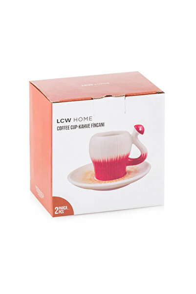 LC Waikiki Lcw Home Ceramic Coffee Cup with Red Mushroom Figure