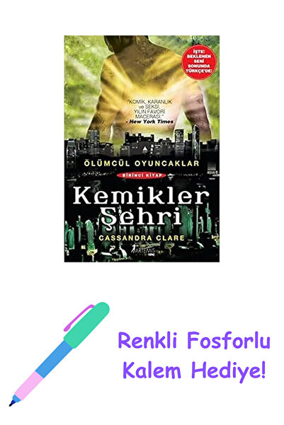 Artemis Yayınları Kemikler Şehri: Ölümcül Oyuncaklar 1. Kitap + Renkli Fosfor...