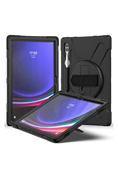 Canpay en iyi Samsung Kalem Bölmeli Tutacaklı Standlı tablet Kılıfı Galaxy Ta...