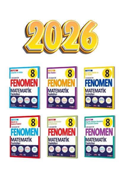 Fenomen Yayıncılık Fenomen 8.sınıf fasikül seti güncel baskı