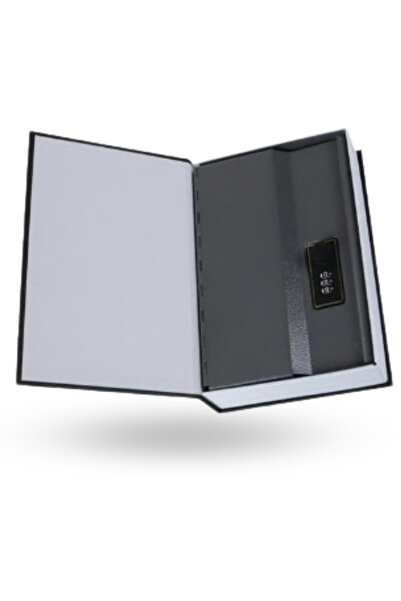 ForWhat Mini seif cu cod de acces cu design de carte pentru birou, acasă, birou, cadou pentru copii