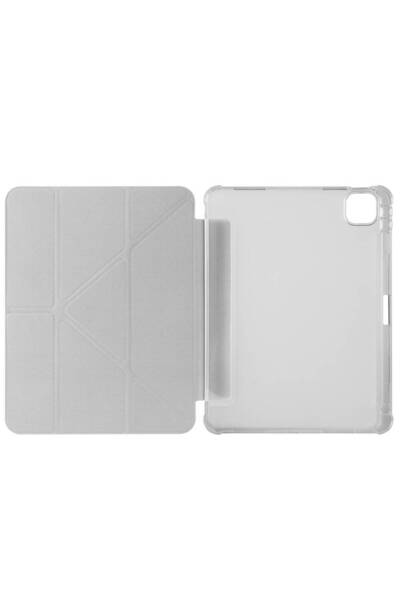 Canpay جراب iPad من الجلد الصناعي أرجواني اللون - غطاء مغناطيسي مع فتحة للقلم وحامل بأربع زوايا (متوافق مع iPad Air 11 2025 M3)