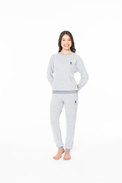 U.S. Polo Assn. New Season Women's Crew Neck Pajama Set