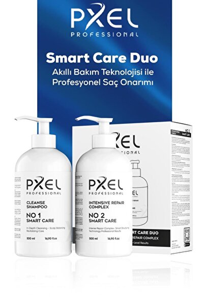 PXEL Professional Smart Care Duo 500 ml 2’li Saç Bakım Seti | Derin Temizlik,...