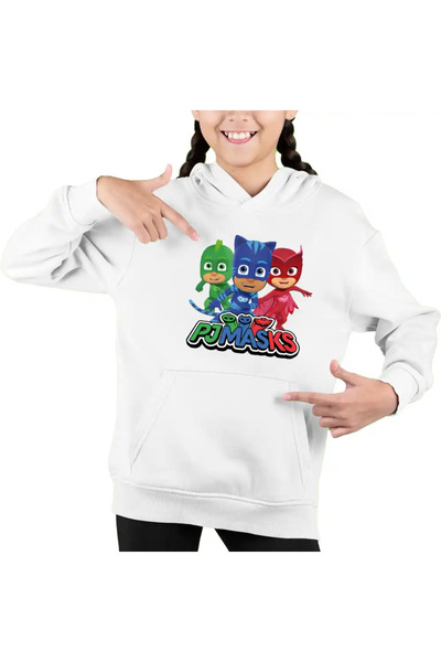 OEM Детска пижама с маски Pj Heroes за момичета, пухкава