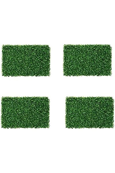 genric سياج حائطي أخضر صناعي من نبات الأوكالبتوس من FFD، مقاس 40×60 سم، عبوة ...