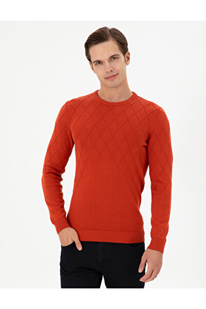 U.S. Polo Assn. Men's Sweater With Knitted Pattern
