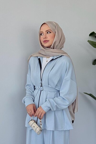 Şulemoda Giyim Polo Pantolon Pensli Takım Mavi