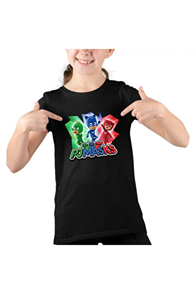 OEM PJ Masks Action Παιδικό Κοριτσίστικο Πιτζάμα T-shirt