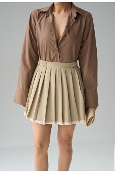 Yarın Ne Giysem DANTEL DETAYLI ETEK