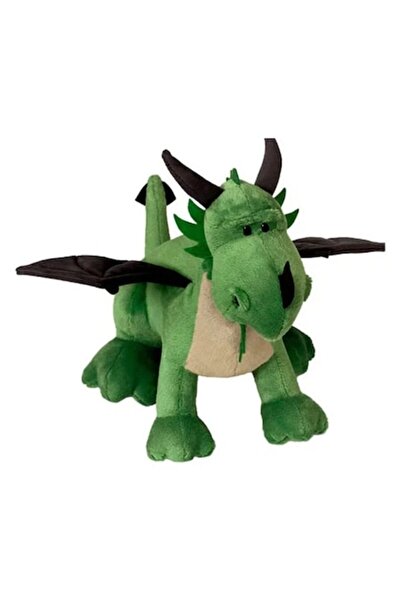 OEM Jucărie de pluș, dinozaur cu aripi, verde, 37 cm