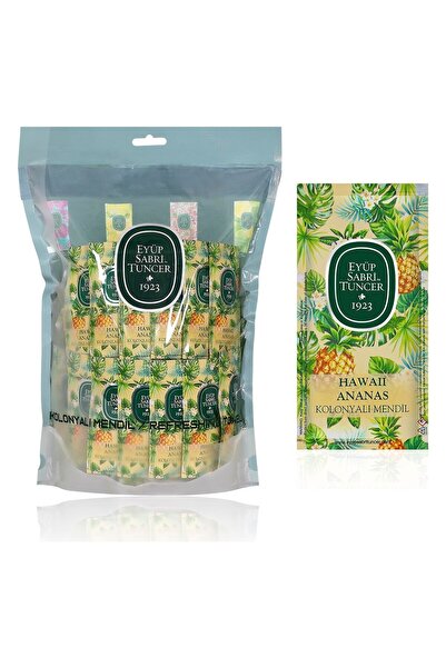 Eyüp Sabri Tuncer Hawaii Ananas Kolonyalı Mendil 150'li (Küçük Boy)