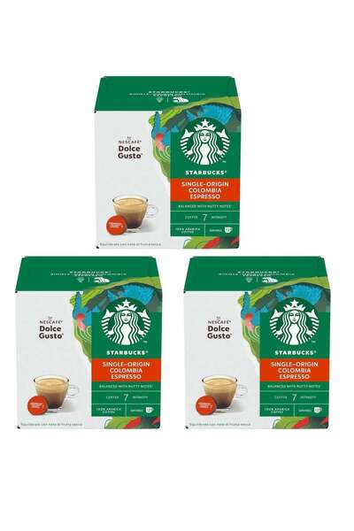 Starbucks Colombia Espresso Capsules – 3 Packs × 12 Pods – Compatible with Ne...