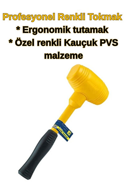 KL HOME PROFESYONEL SERİ RENKLİ KAUÇUK- PVS ÇEKİÇ TOKMAK