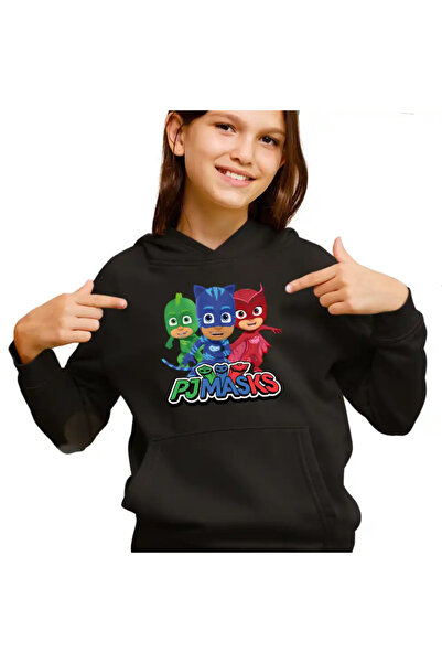 OEM Детска пижама с маски Pj Heroes за момичета, пухкава