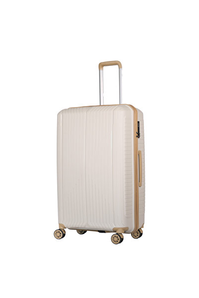 GROUND Sirius Gar 2'li Valiz Seti Büyük-Kabin - Kemik Bronz - 10728