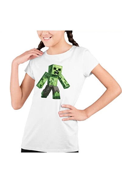 OEM Tricou Copii Fete Creeper Vagabond Minecraft