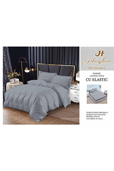 FIONNA.RO Damask Cotton Underwear With Elastic - Grey