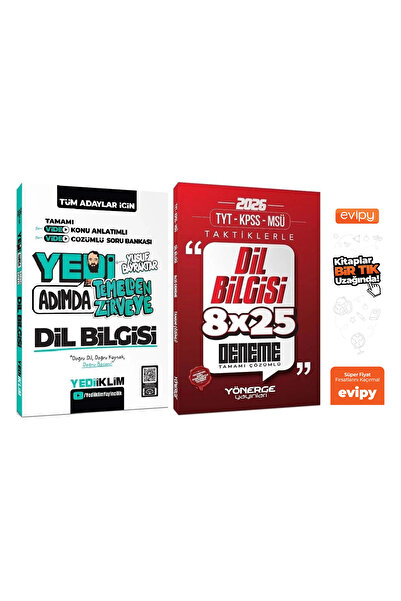 evp akademi 2026 Tüm Adaylar İçin 7 Yedi Adımda Dil Bilgisi Konu Anlatımlı So...