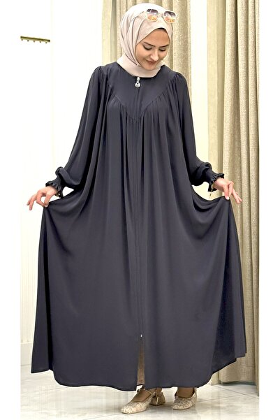 ESRANUR Robali Bol Cut Medina Silk Ferace