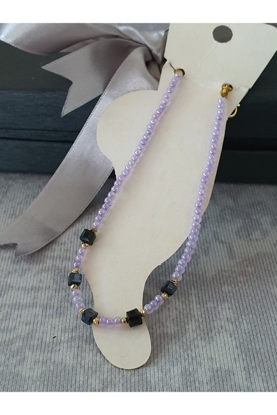 by Natalie Glass Beads and Crystal Anklets Are Handmade with Special Designs