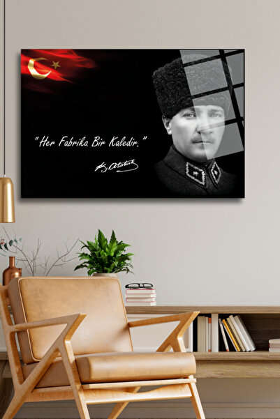 HMDS CONCEPT Pictură pe sticlă Mustafa Kemal Atatürk 368