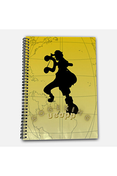 Define Moyas One Piece Usopp Checkered A4 School Notebook 72 Sheets Model 2 - Straw Hat Series