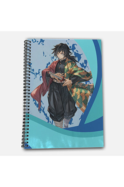 Define Moyas Demon Slayer Giyu Unlined A4 School Notebook 72 Sheets Model 3