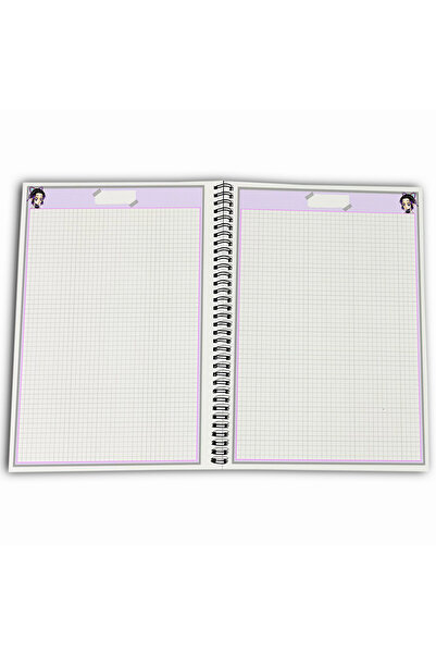 Define Moyas Demon Slayer Shinobu Checkered A4 School Notebook 72 Sheets Model 2