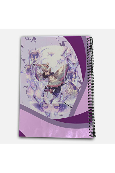 Define Moyas Demon Slayer Shinobu Striped A4 School Notebook 72 Sheets Model 3