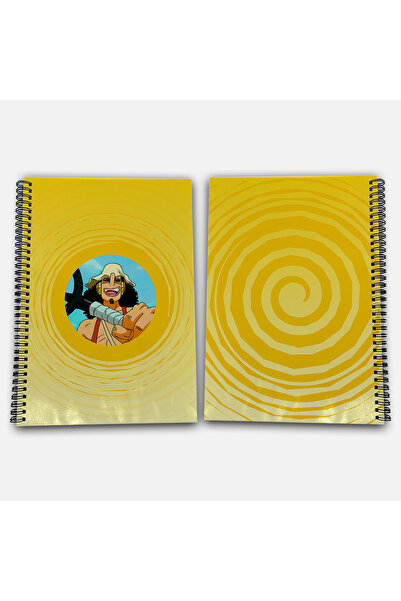 Define Moyas One Piece Usopp Checkered A4 School Notebook 72 Sheets Model 3 - Straw Hat Series