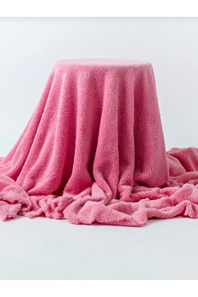 BEYLERBEYİ Sallanan sandalye, ayarlanabilir başlıklı sallanan, pembe peluş kumaş, tekli koltuk, berjer