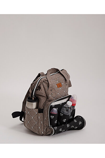 ATS حقيبة ظهر مامّا بريميوم للعناية بالأم والطفل مع حامل زجاجات حراري وحزام ل...