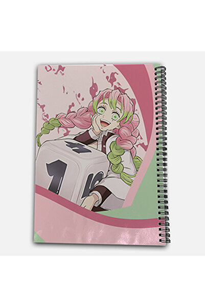 Define Moyas Demon Slayer Mitsuri Striped A4 School Notebook 72 Sheets Model 3