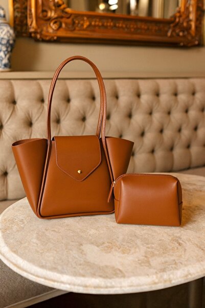 ESTUTE Luxury Cover Detailed Makeup Bag Gift Shoulder Bag