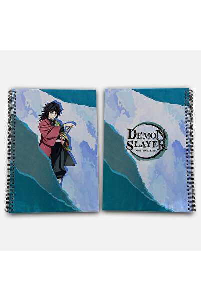 Define Moyas Demon Slayer Giyu Striped A4 School Notebook 72 Sheets Model 1