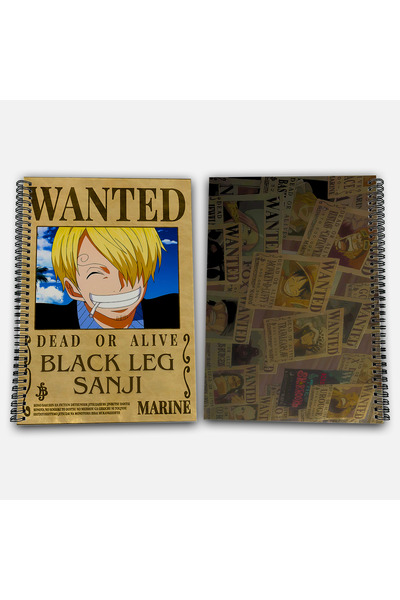 Define Moyas One Piece Sanji Unlined A4 School Notebook 72 Sheets Model 1 - Straw Hat Series