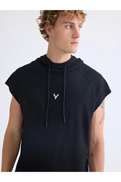 LC Waikiki Ανδρικό αμάνικο μπλουζάκι με κουκούλα