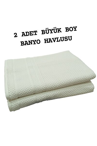 Özdilek 2 великі рушники для ванної кімнати 90x150 см Devon White