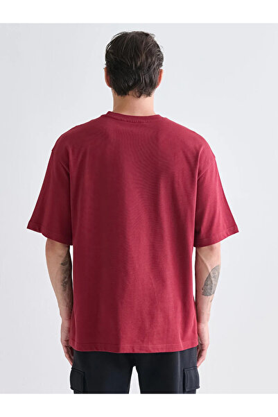 LC Waikiki Ανδρικό T-Shirt από βαμβακερό χτενισμένο λαιμό