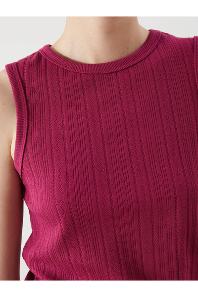 LC Waikiki Crew Neck Openwork Women's Tank Top